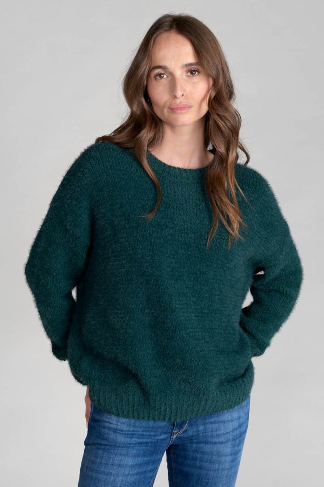 Pull Daisy vert bouteille