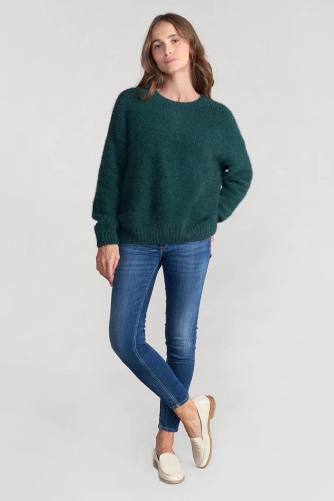 Pull Daisy vert bouteille