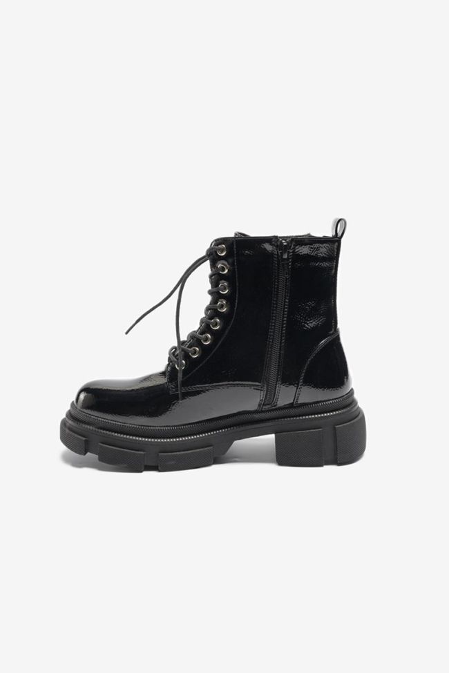 Bottines Erin noires vernis