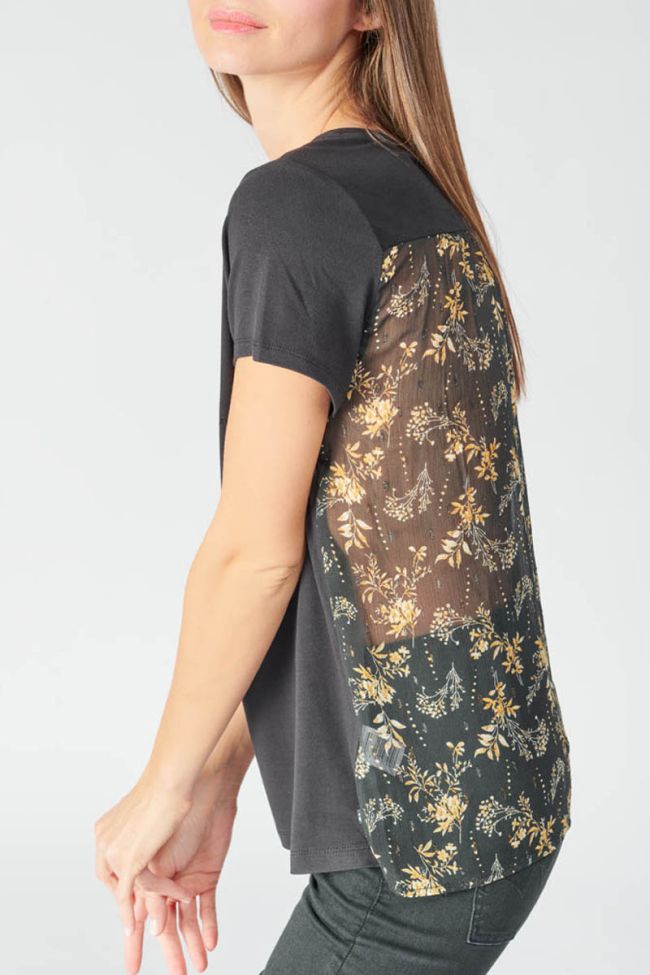 T-shirt Gill noir imprimé