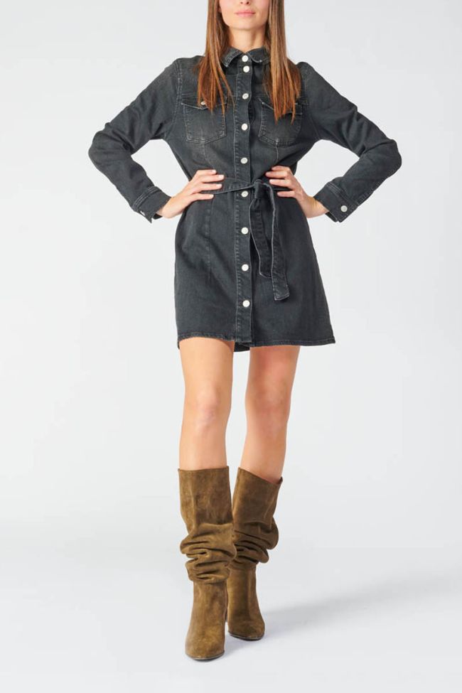 Robe Hills en jeans noir 