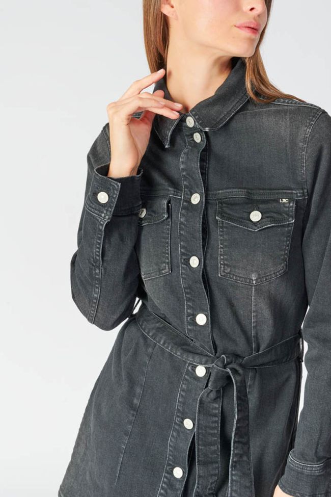 Robe Hills en jeans noir 