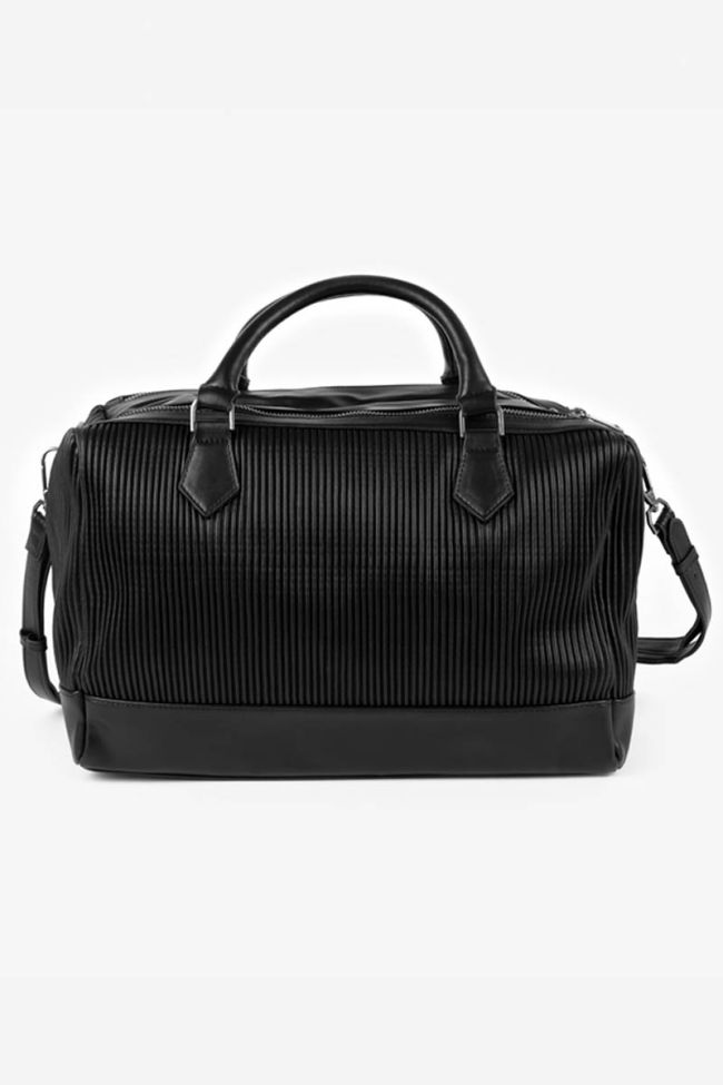 Sac bowling Isaia noir plissé