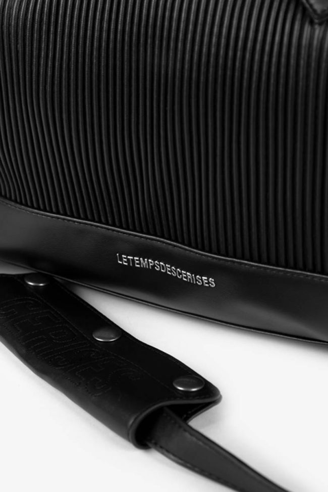 Sac bowling Isaia noir plissé