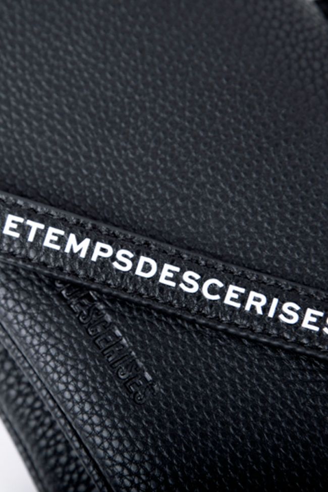 Mini sac à bandoulière imprimée Jade noir