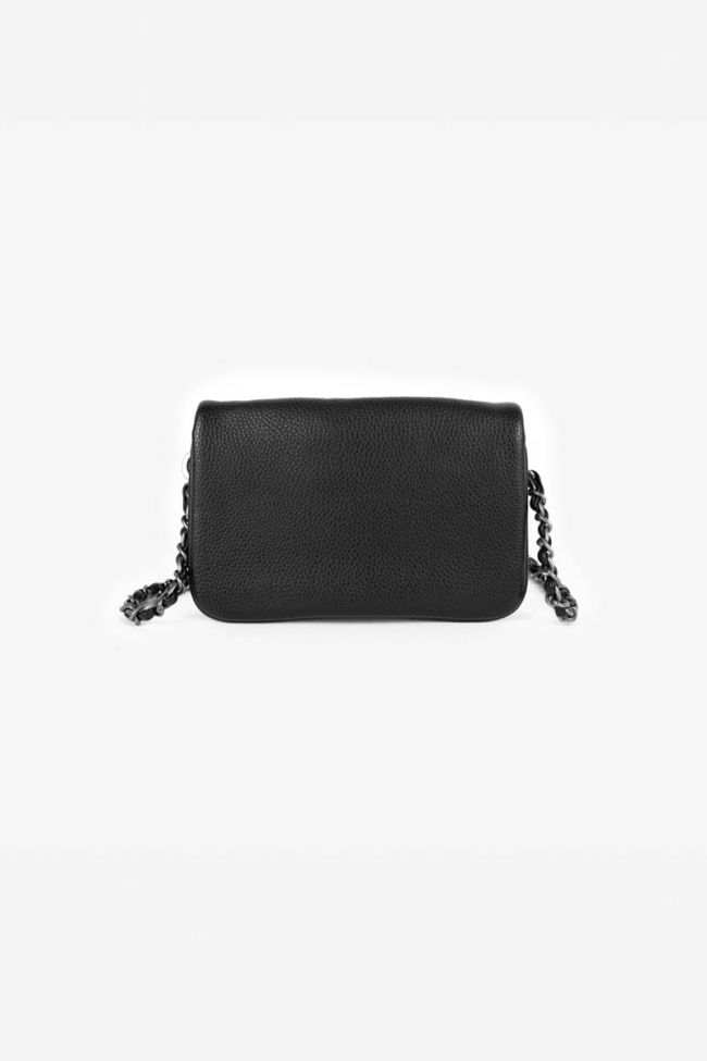 Mini sac à bandoulière Jade noir clouté