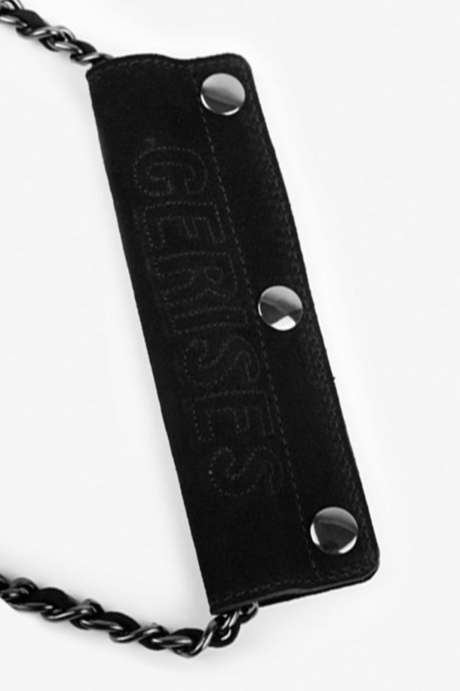 Sac Klelia en cuir suède noir