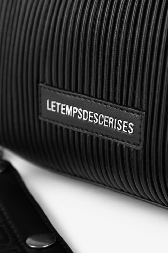 Sac Lana noir plissé