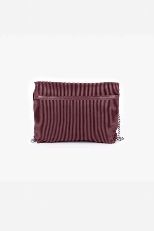 Sac Leter bordeaux plissé