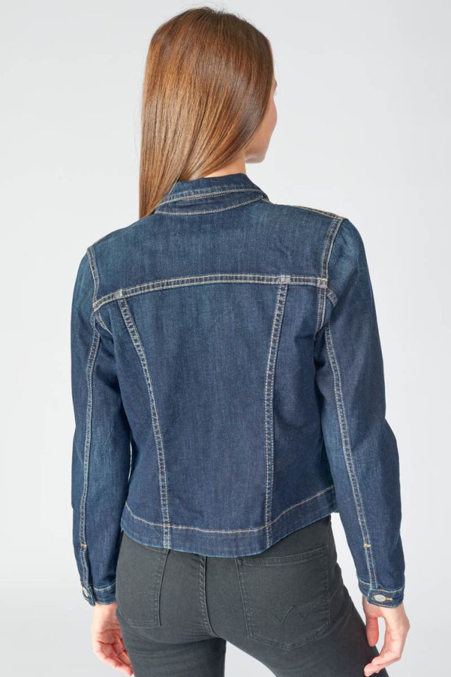 Veste en jeans Lilly bleu foncé