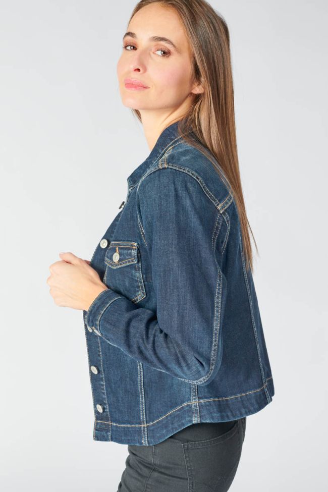 Veste en jeans Lilly bleu foncé