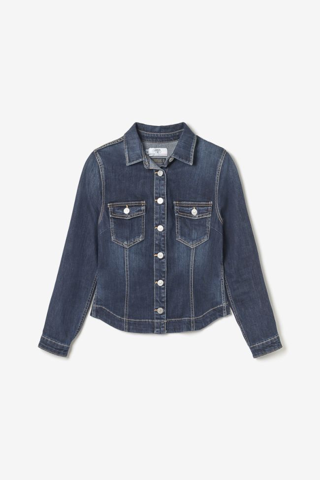 Veste en jeans Lilly bleu foncé