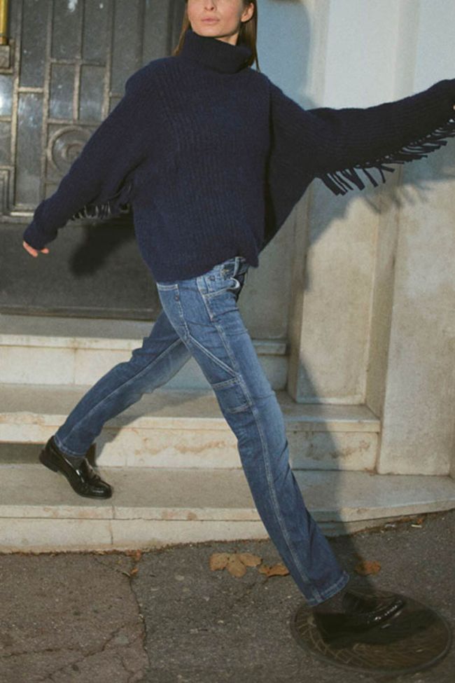 Pull Street bleu nuit