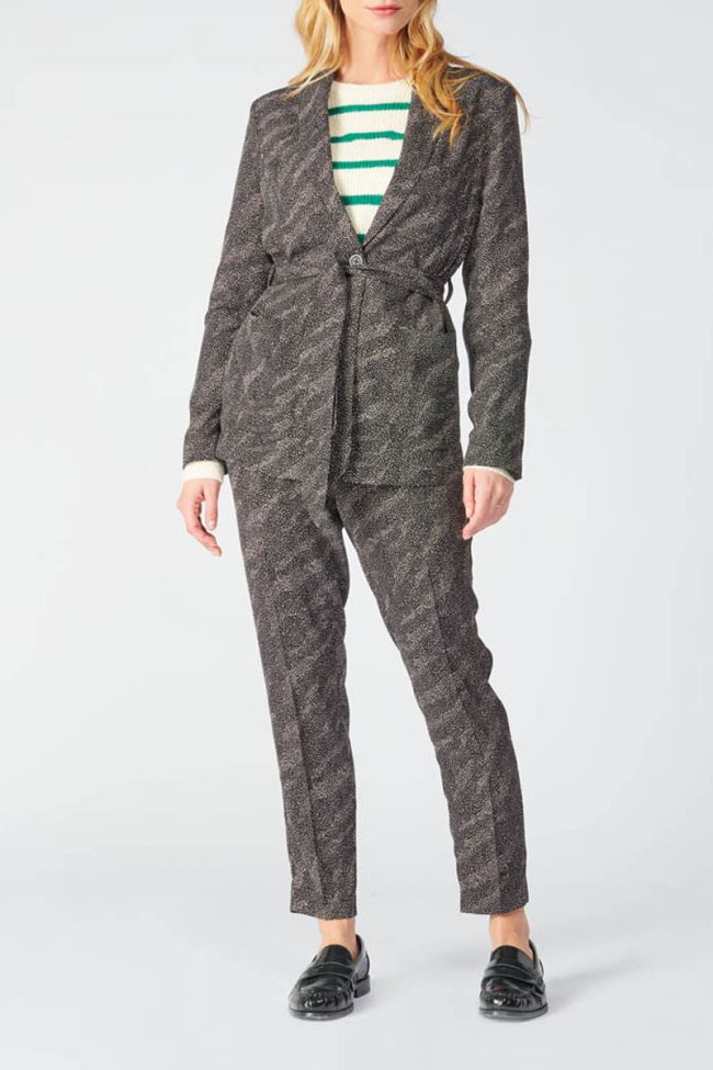 Veste blazer Zebre à motif animalier