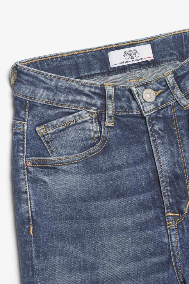 Jeans 400/12 mom Basic taille haute 7/8ème vintage bleu N°2