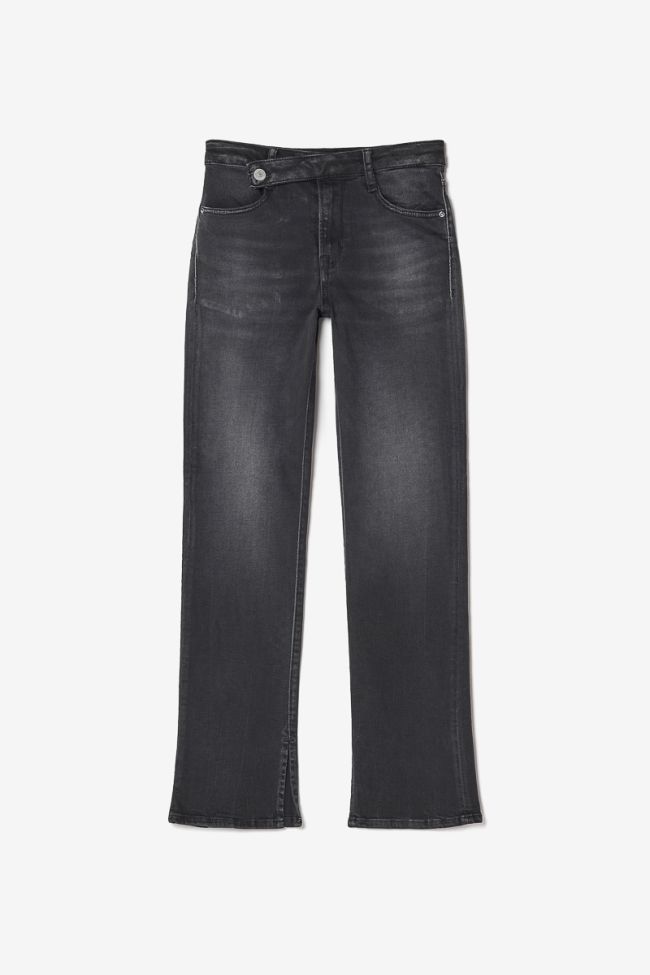 Jeans 400/14 mom Basic taille haute 7/8ème noir N°1