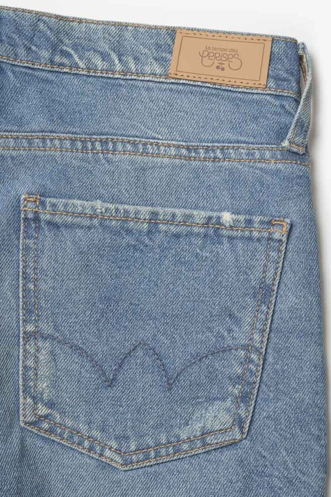 Jeans boyfit Cosa 7/8ème destroy vintage bleu N°4