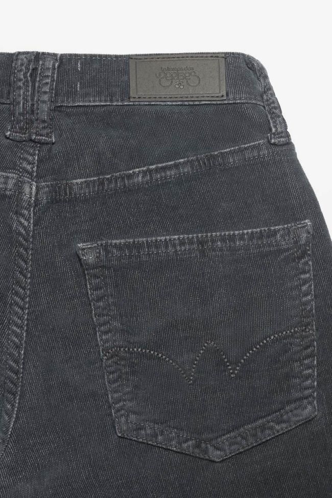 Jeans flare Fancy velours anthracite 
