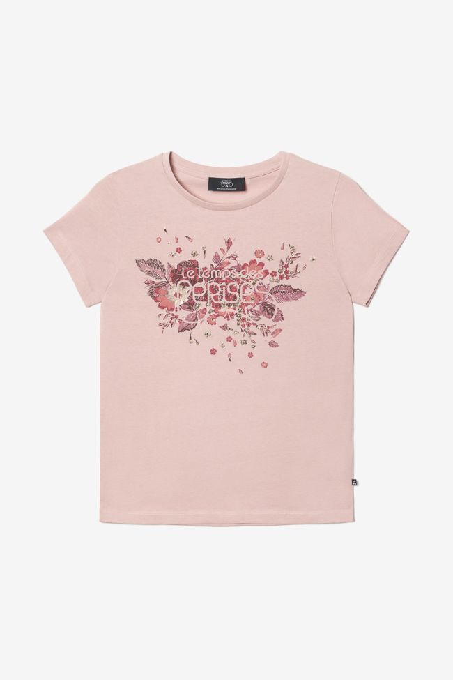 T-shirt Frankiegi rose clair imprimé