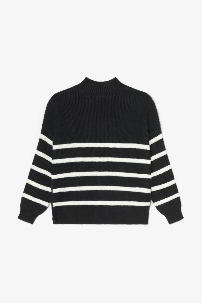 Pull Kimygi noir et blanc à rayures
