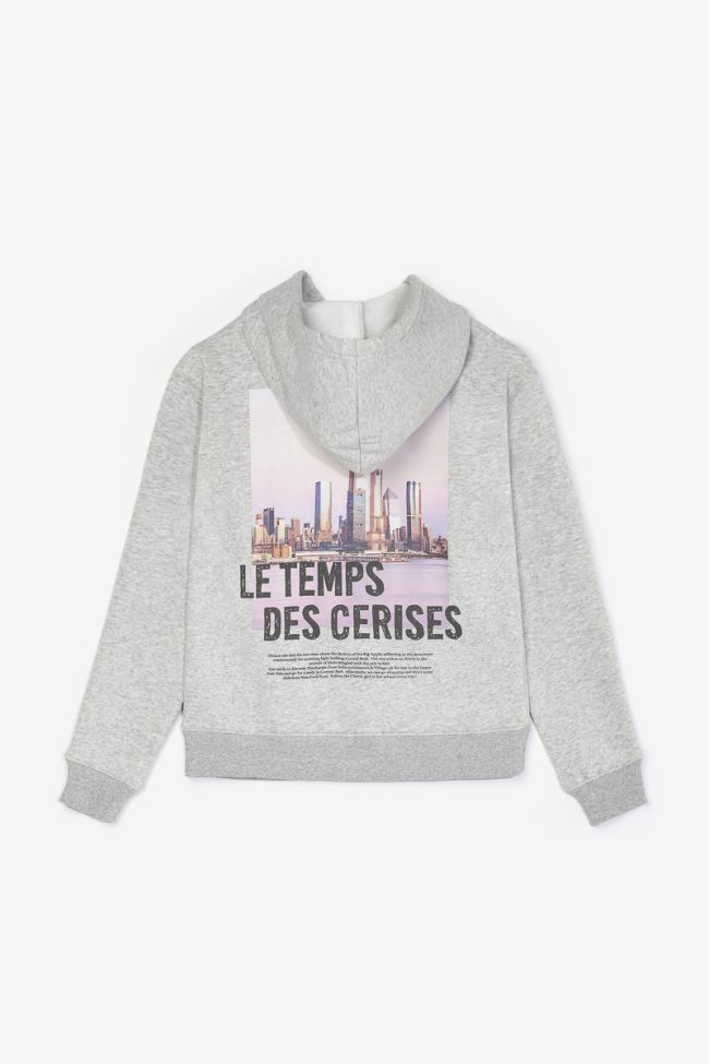 Sweat Mabelgi gris chiné