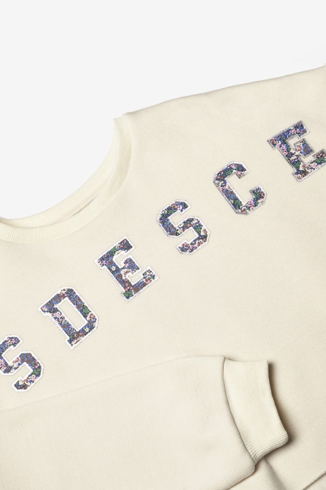 Sweat court Mariamagi crème