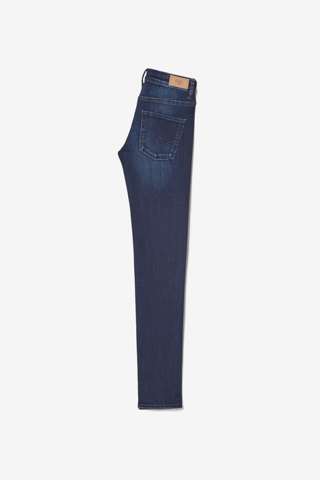 Jeans power skinny taille haute bleu-noir N°2