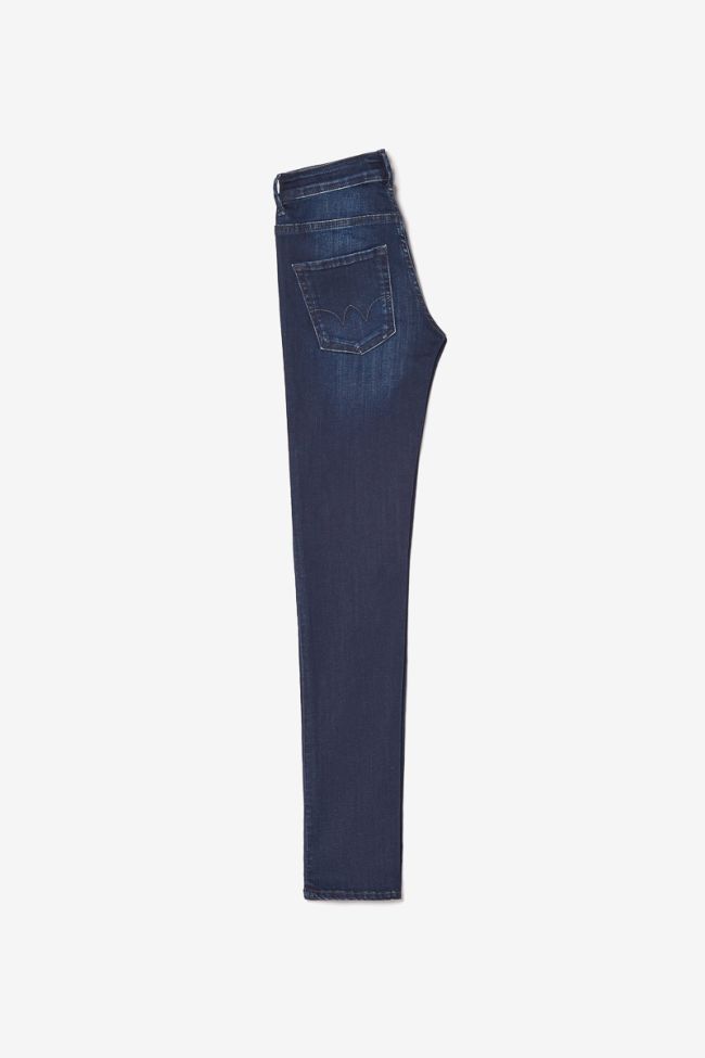 Jeans power skinny taille haute bleu-noir N°2
