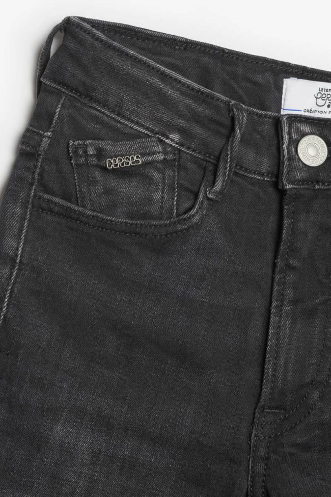 Jeans power skinny taille haute noir N°1