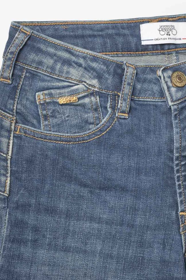 Jeans pulp regular taille haute vintage bleu N°2