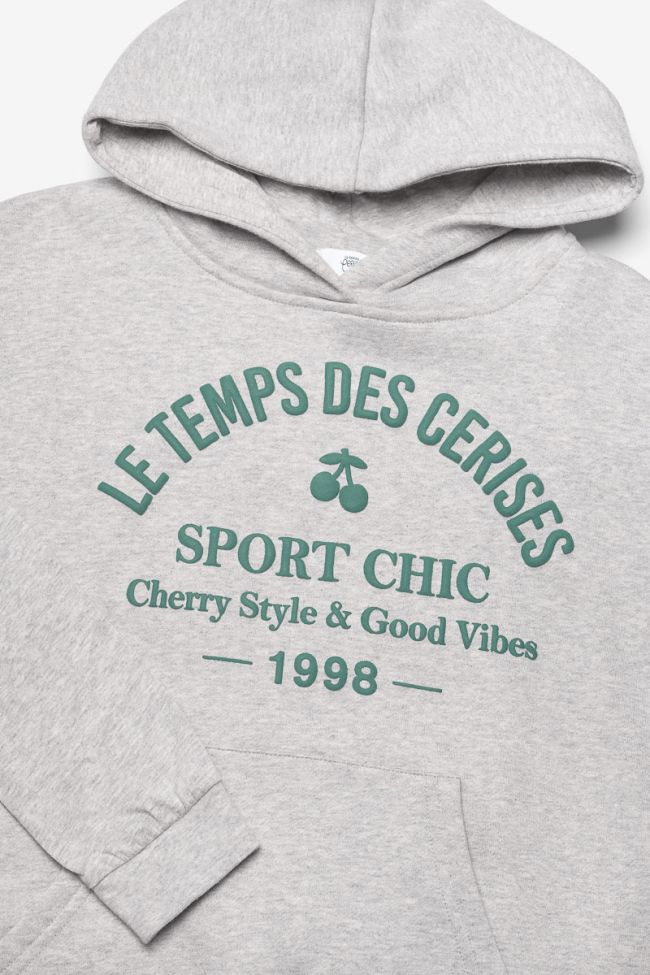 Sweat 2 en 1 Steffygi gris chiné