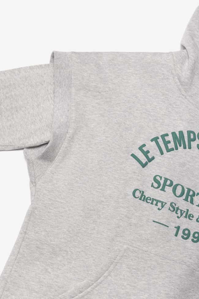 Sweat 2 en 1 Steffygi gris chiné