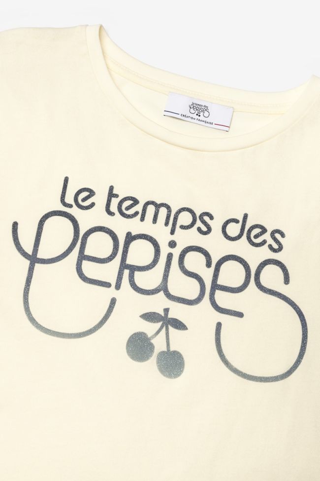 T-shirt manches longues Yunogi vanille