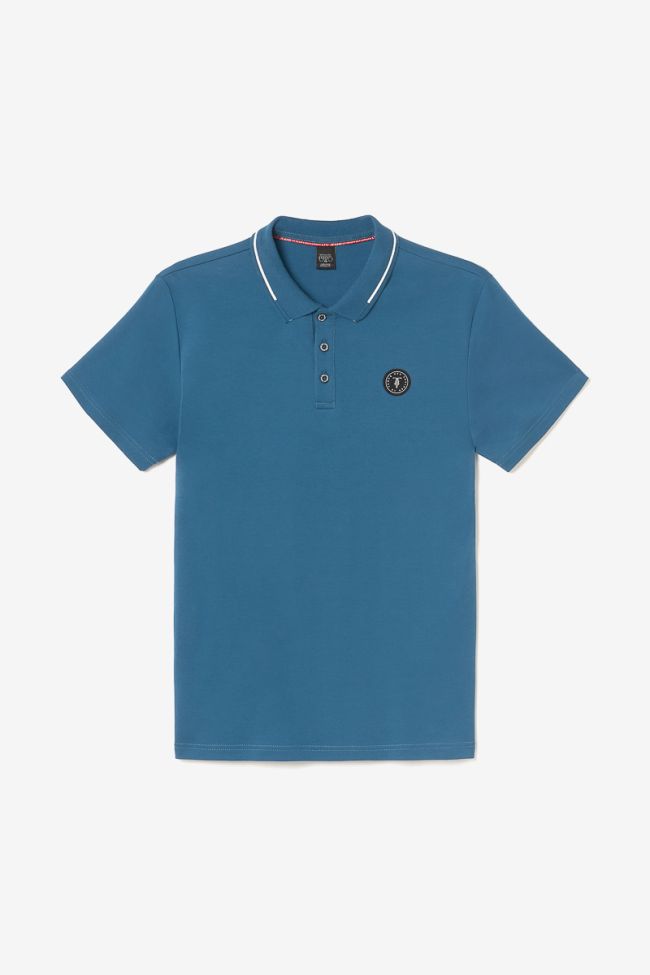 Polo Aron bleu pétrole