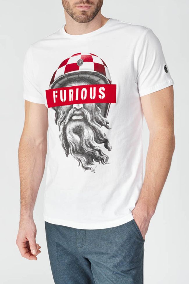 T-shirt Casi blanc imprimé