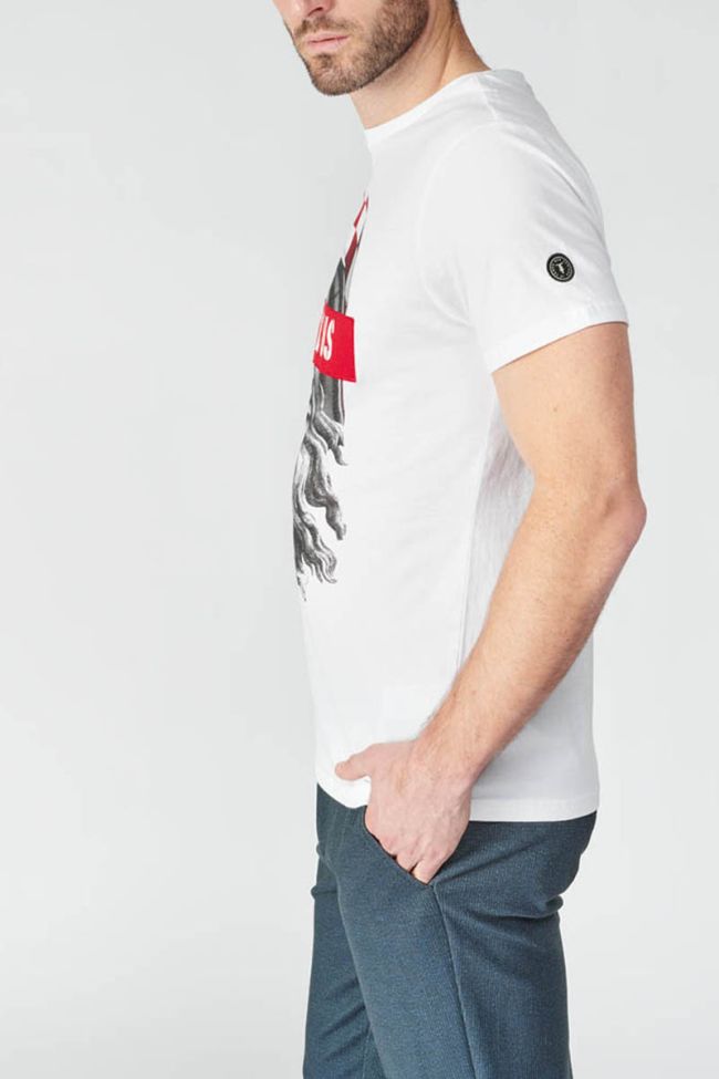 T-shirt Casi blanc imprimé
