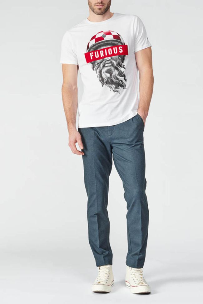 T-shirt Casi blanc imprimé