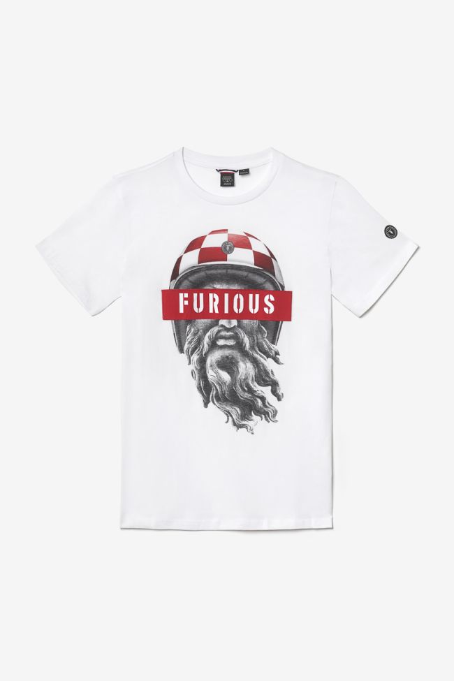 T-shirt Casi blanc imprimé