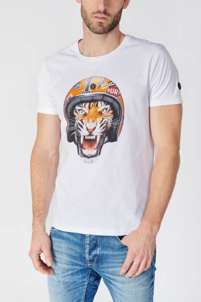 T-shirt Corki blanc imprimé