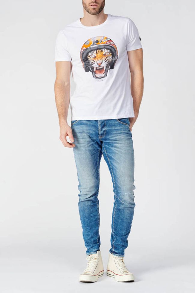T-shirt Corki blanc imprimé