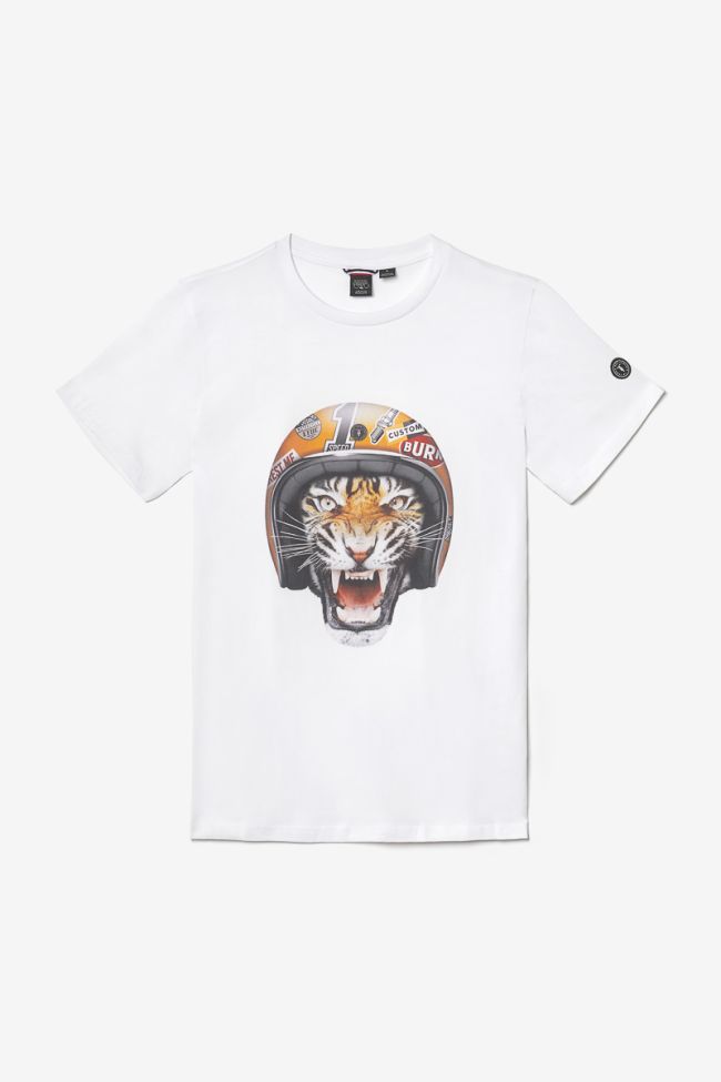 T-shirt Corki blanc imprimé