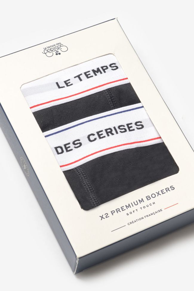 Lot de 2 boxers Ferol noirs