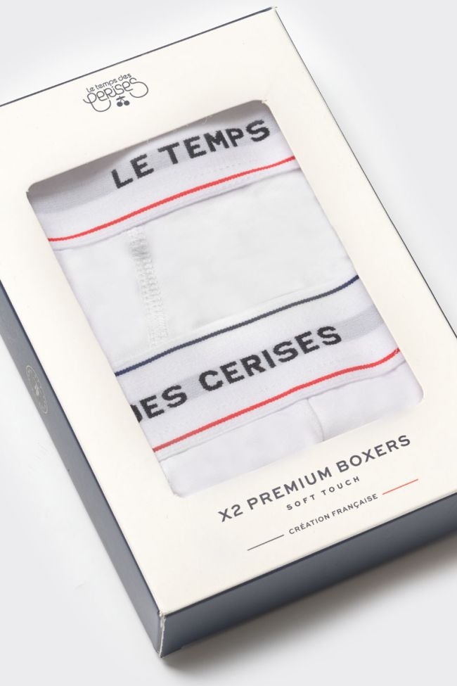 Lot de 2 boxers Ferol blancs