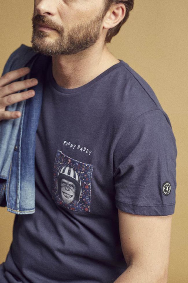 T-shirt Lesin bleu marine