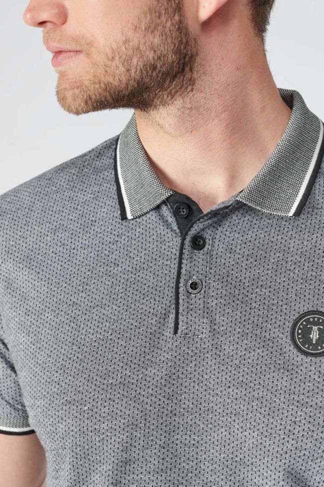 Polo Simar gris et noir