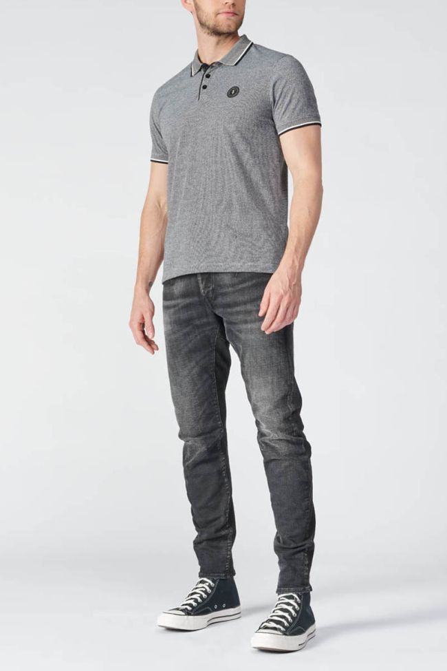 Polo Simar gris et noir