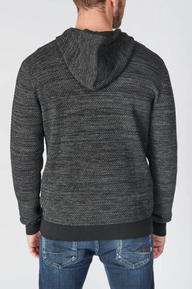 Cardigan à capuche Sion noir