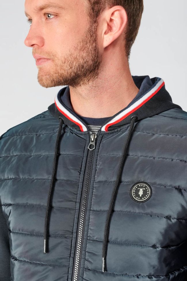 Veste bi-matière Thol bleu marine