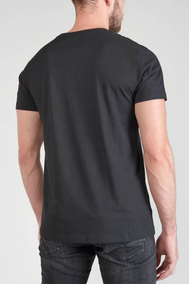 T-shirt Velk noir imprimé