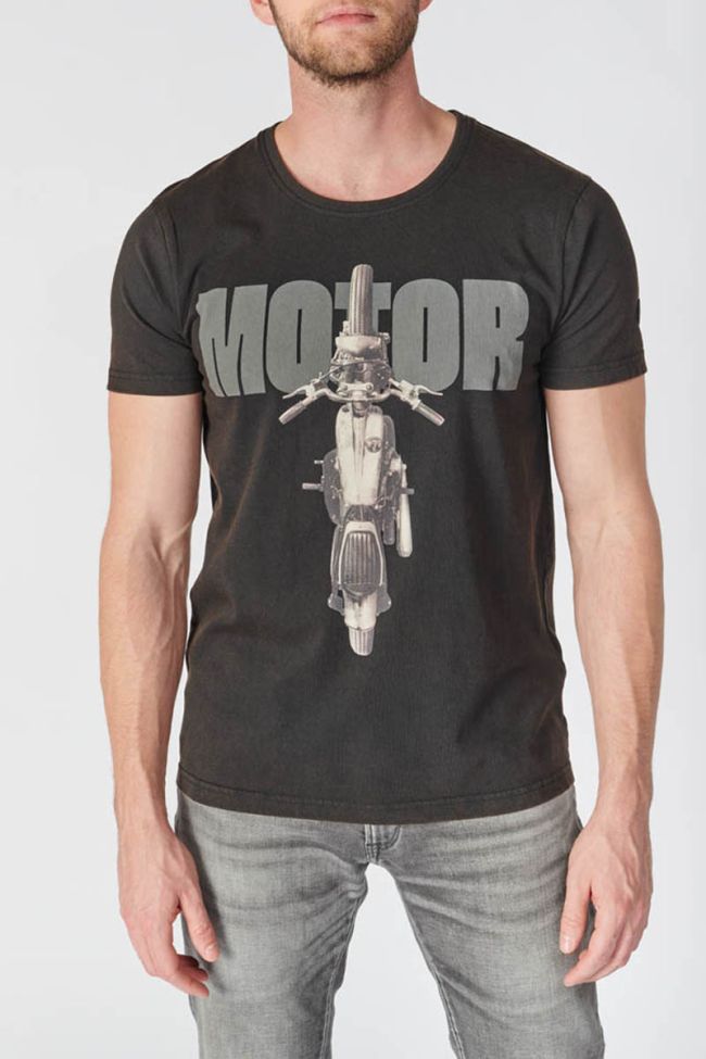 T-shirt Vladim noir imprimé